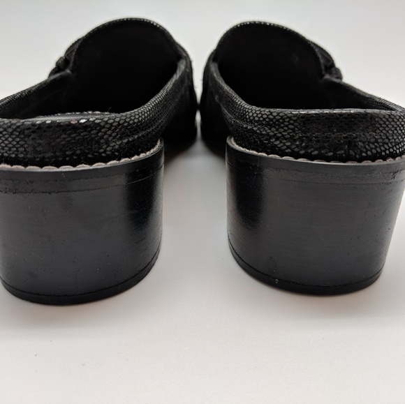 SALE!! Stuart Weitzman slip on black mules - Picture 7 of 8